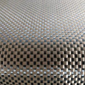 Champagne Gold Blend Plain Twill Carbon Fiber Cloth