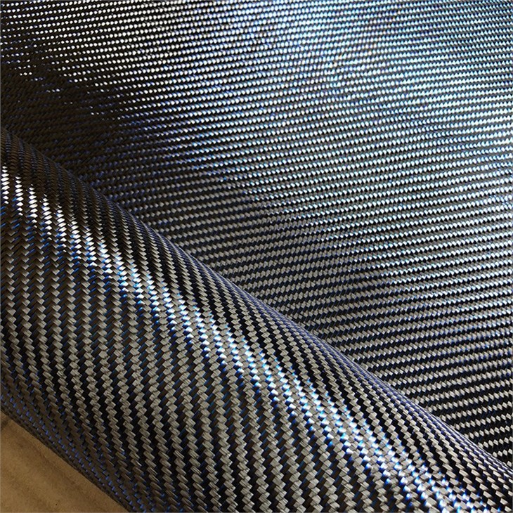 Blue Carbon Fiber Fabric Blue Carbon Fiber Fabric - Image 2