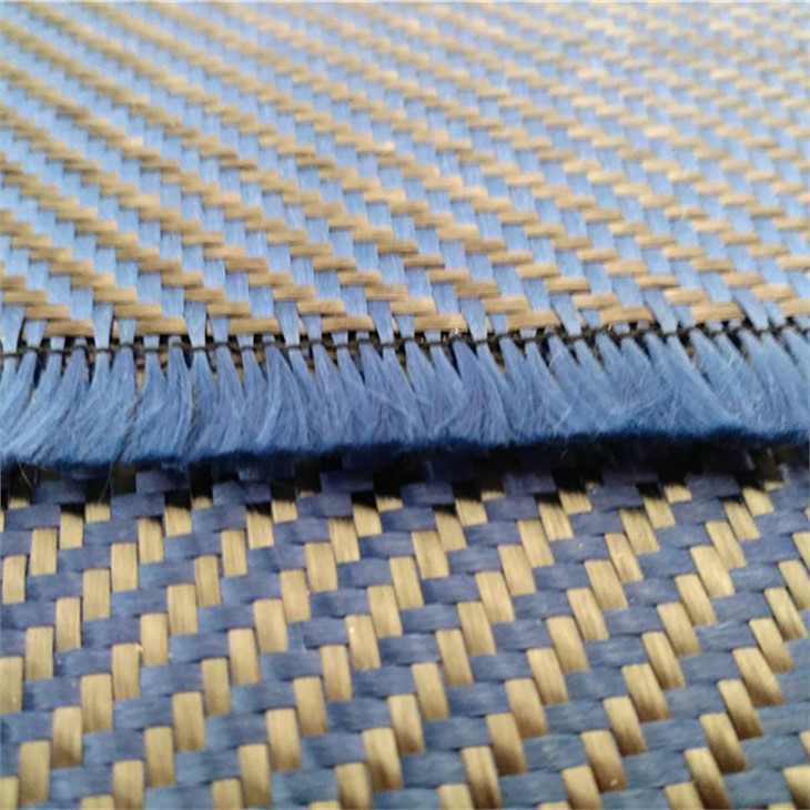 3K Blue Carbon Aramid Hybrid Fabric 3K Blue Carbon Aramid Hybrid Fabric - Image 3
