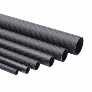 Customized Round CFRP Carbon Fiber Tube With Matte Or Glossy Pultrusion Shape