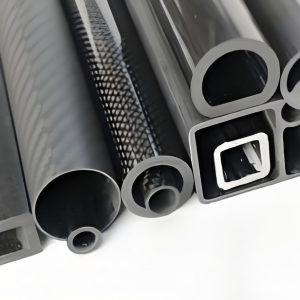 Various Shape Carbon Composite Material , Special Section Pultrusion Carbon Fiber Tube