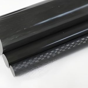 Round Rod Carbon Composite Material , Matte / Glossy Pultrusion CFRP Carbon Fiber