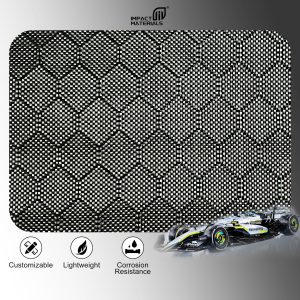 Generic Real Carbon Fiber Jacquard Fabric 3K 240gsm 2x2 3D Three-Dimensional Pattern 40 Inch Width Carbon Fiber for Car