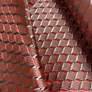 Top Quality 3k 240G 3d Square Red Aramid Hybrid Jacquard Fiber Fabric