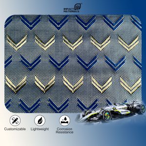 1 Meter Wide (39.8 In)  Carbon Fiber Blue 3K 240g/meter Advanced Tech Fiber Cloth Fabric Wide Hemmed Fabric for DIY Projects