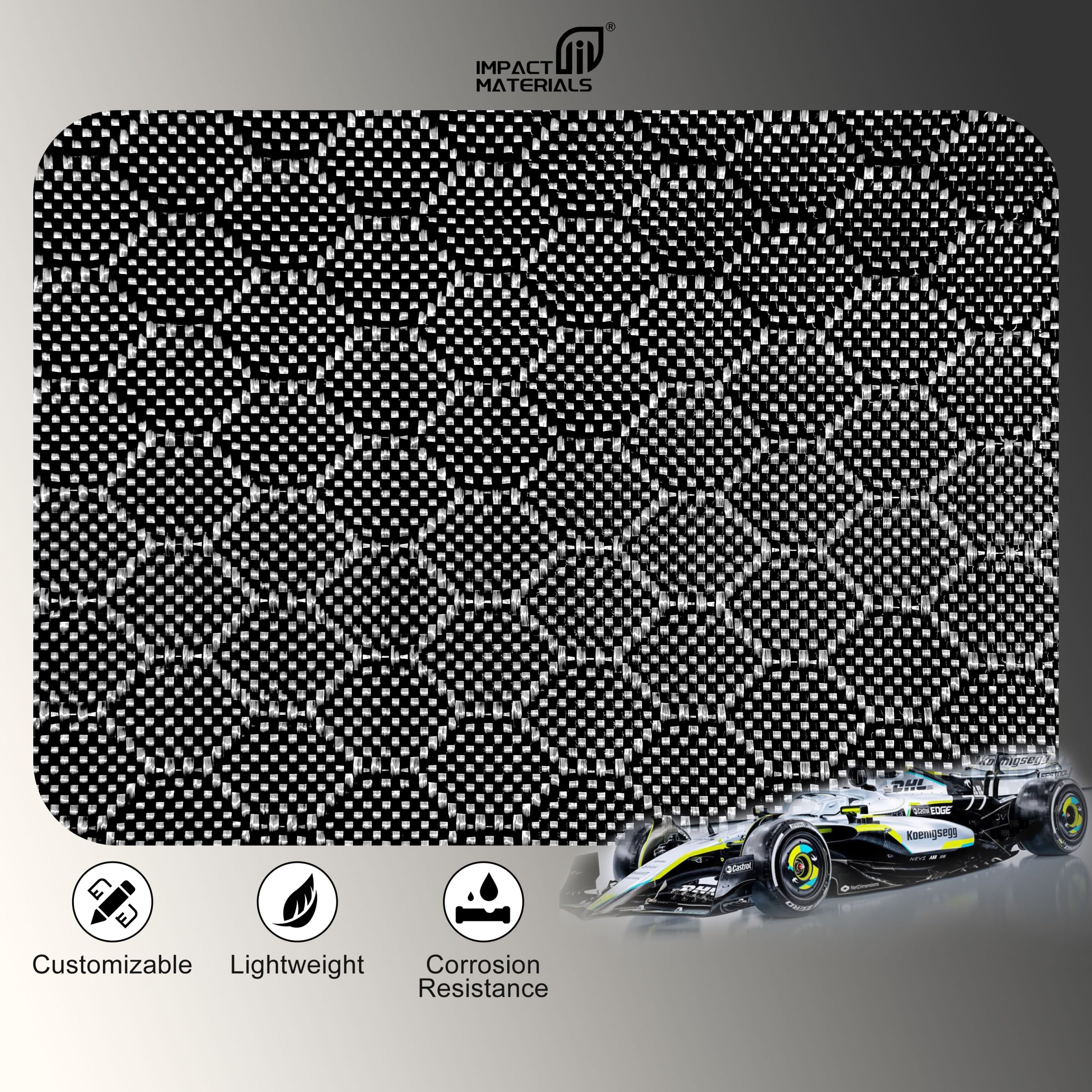 1 Meter Wide (39.8 In) Carbon Fiber Blue 3K 240g/meter Advanced Tech Fiber Cloth Fabric Wide Hemmed Fabric for DIY Projects 1 Meter Wide (39.8 In) Carbon Fiber Blue 3K 240g/meter Advanced Tech Fiber Cloth Fabric Wide Hemmed Fabric for DIY Projects - Image 2