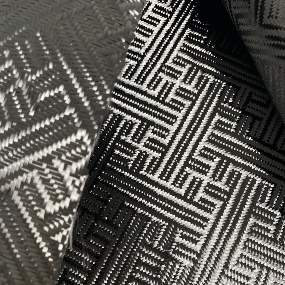 240gsm Jacquard Weave Pattern Carbon Fiber Fabric 3K Product 240gsm Jacquard Weave Pattern Carbon Fiber Fabric 3K Product - Image 2