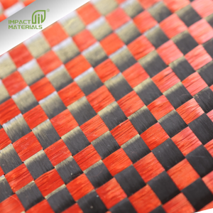12K Colorful Spread Tow Carbon Fiber Fabric 200gsm - Front View