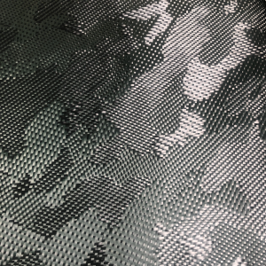 240gsm Green Camouflage Carbon Fiber Cloth Waterproof Jacquard Outdoor Fabric for