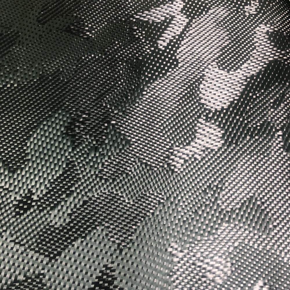 240gsm Green Camouflage Carbon Fiber Cloth Waterproof Jacquard Outdoor Fabric for