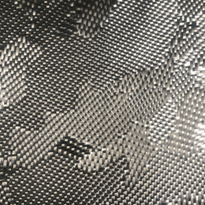 240gsm Black Camouflage Carbon Aramid Hybrid Fiber Fabric Woven Jacquard Roll Pattern