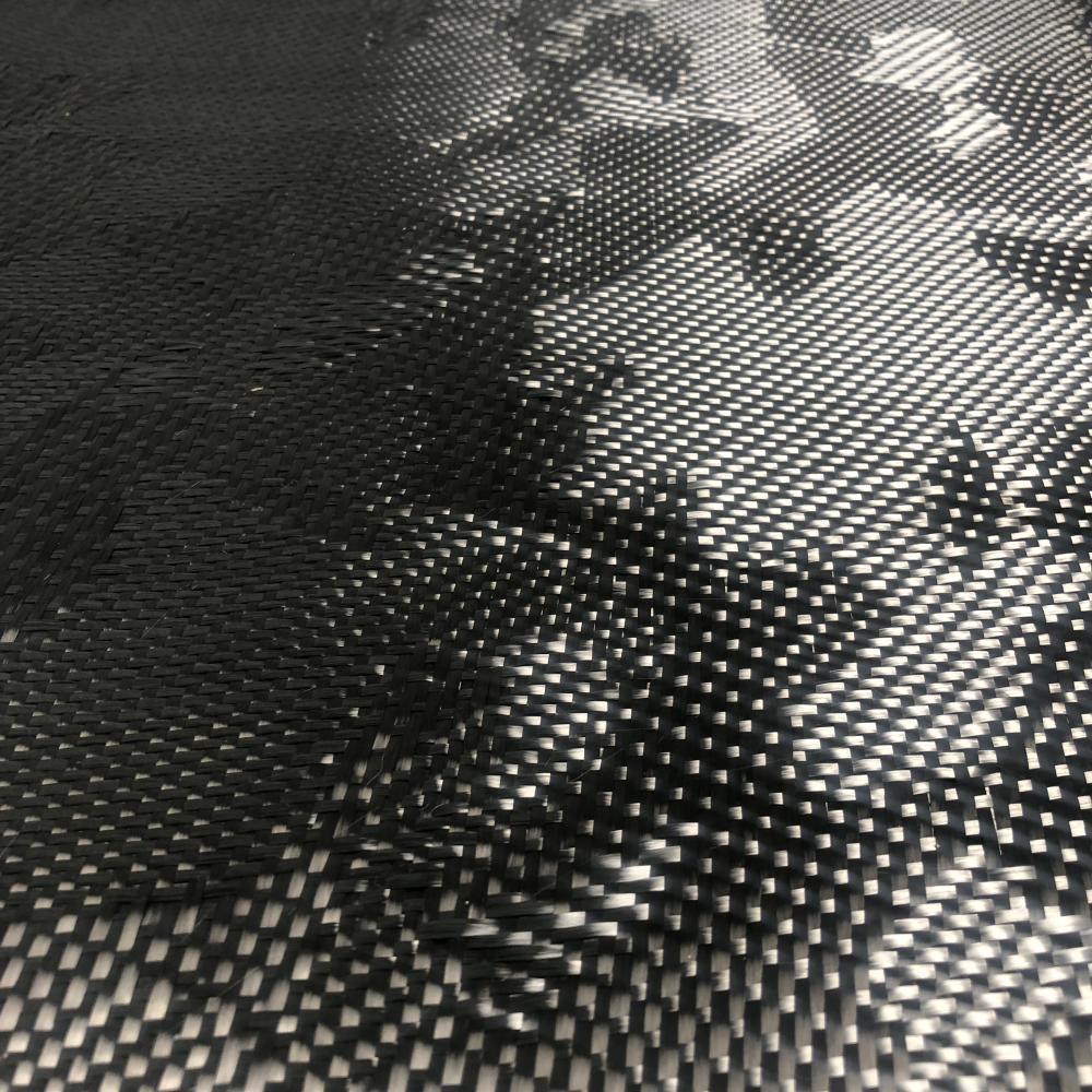240gsm Black Camouflage Carbon Aramid Hybrid Fiber Fabric Woven Jacquard Roll Pattern 240gsm Black Camouflage Carbon Aramid Hybrid Fiber Fabric Woven Jacquard Roll Pattern - Image 2
