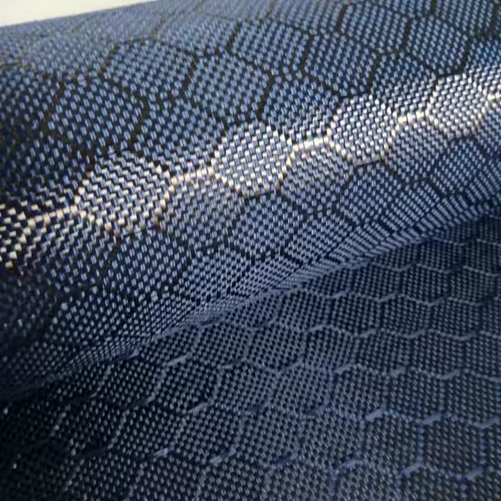 High Strength Blue Carbon Fiber Cloth Fabric Tape Twill