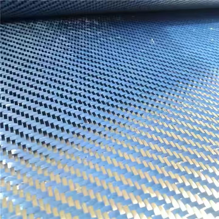 High Strength Blue Carbon Fiber Cloth Fabric Tape Twill High Strength Blue Carbon Fiber Cloth Fabric Tape Twill - Image 2