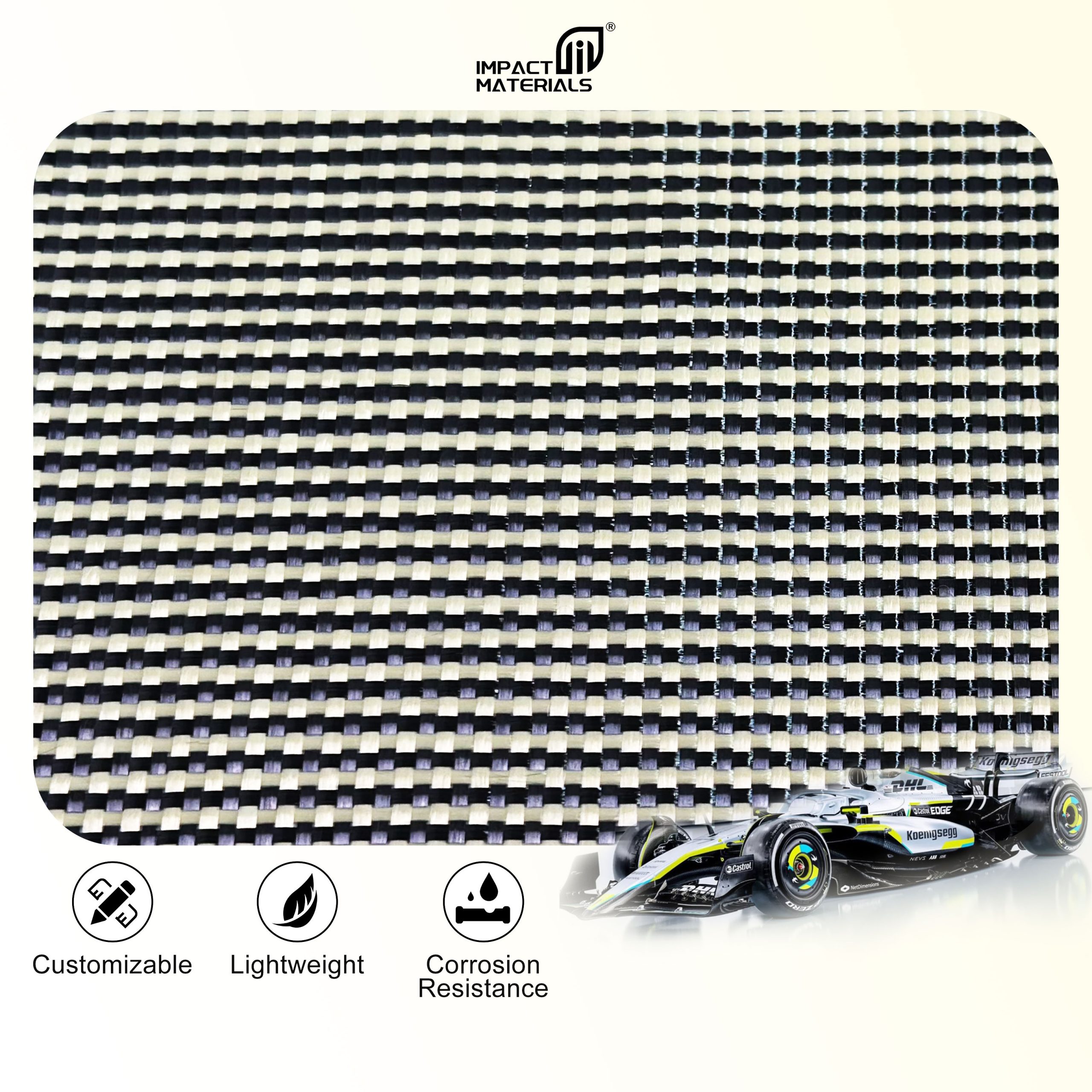 1+1 Yellow-black Waterproof Ripstop Aryl 0.20mm Thickness Aramid Mixed Kevlar Carbon Aramid Hybrid Fiber Fabric for Car Parts 1+1 Yellow-black Waterproof Ripstop Aryl 0.20mm Thickness Aramid Mixed Kevlar Carbon Aramid Hybrid Fiber Fabric for Car Parts