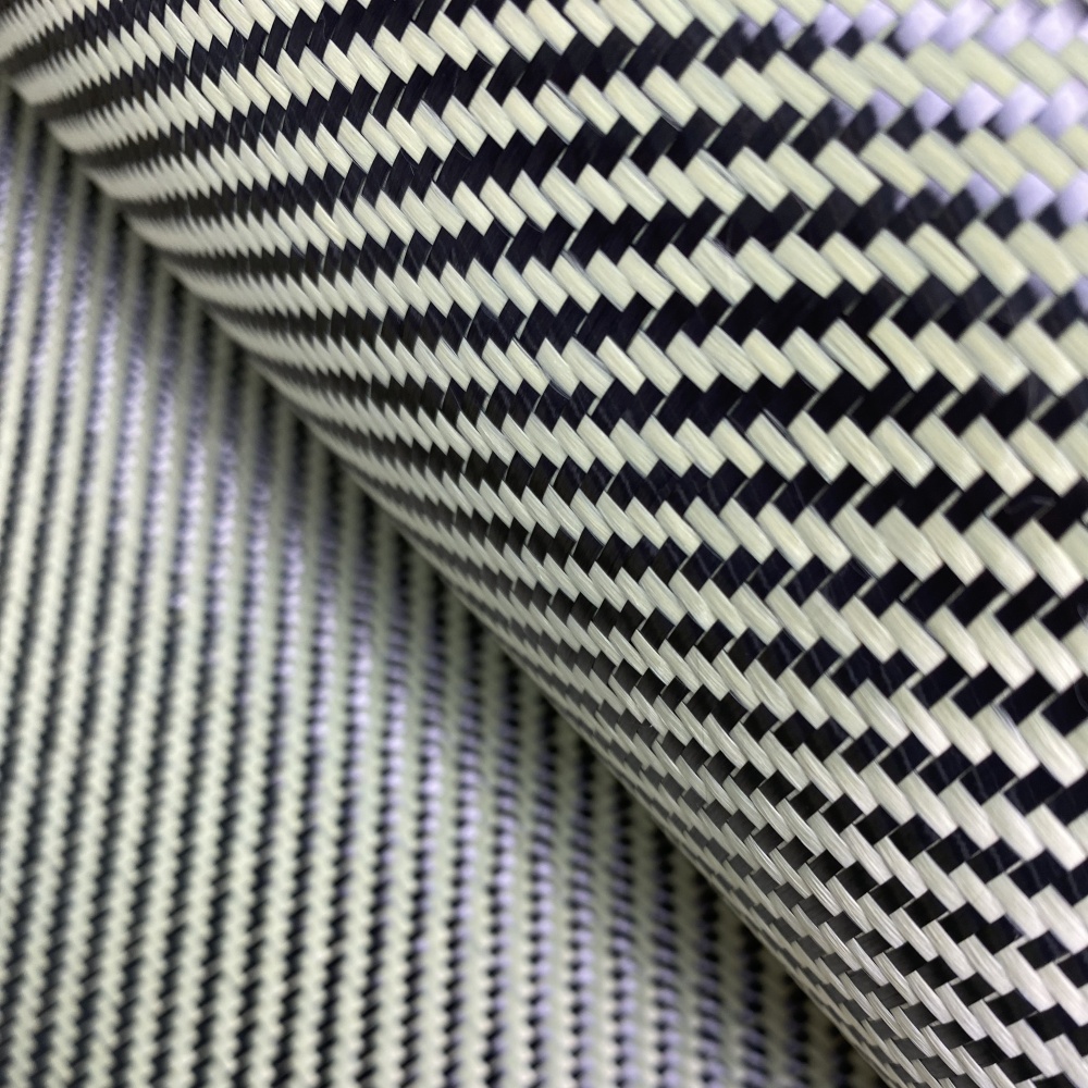 200GSM Yellow for Kevlar Fabric Flame Retardant Carbon Fiber Mixed Plain/Twill Weave 200GSM Yellow for Kevlar Fabric Flame Retardant Carbon Fiber Mixed Plain/Twill Weave