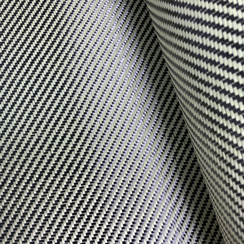 200GSM Yellow for Kevlar Fabric Flame Retardant Carbon Fiber Mixed Plain/Twill Weave 200GSM Yellow for Kevlar Fabric Flame Retardant Carbon Fiber Mixed Plain/Twill Weave - Image 2