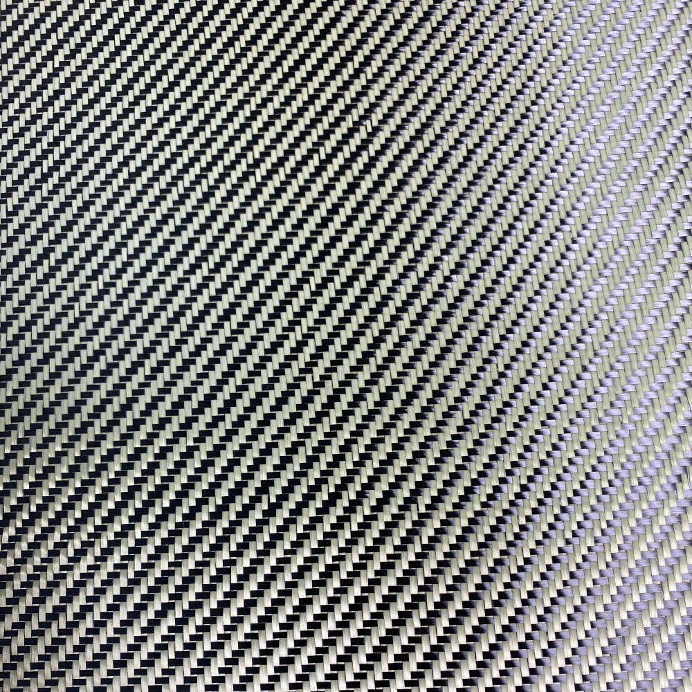 200GSM Yellow for Kevlar Fabric Flame Retardant Carbon Fiber Mixed Plain/Twill Weave 200GSM Yellow for Kevlar Fabric Flame Retardant Carbon Fiber Mixed Plain/Twill Weave - Image 3