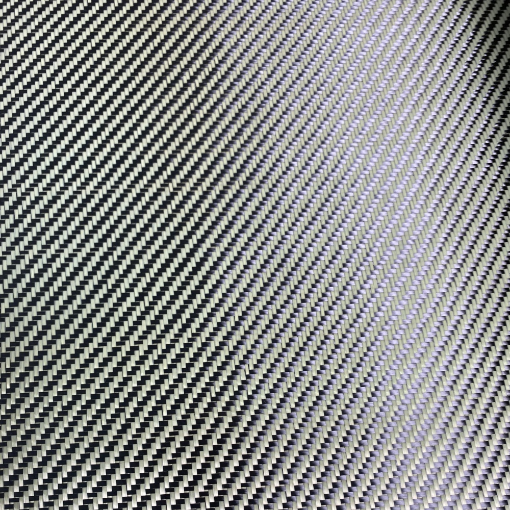 200GSM Yellow for Kevlar Fabric Flame Retardant Carbon Fiber Mixed Plain/Twill Weave 200GSM Yellow for Kevlar Fabric Flame Retardant Carbon Fiber Mixed Plain/Twill Weave - Image 4