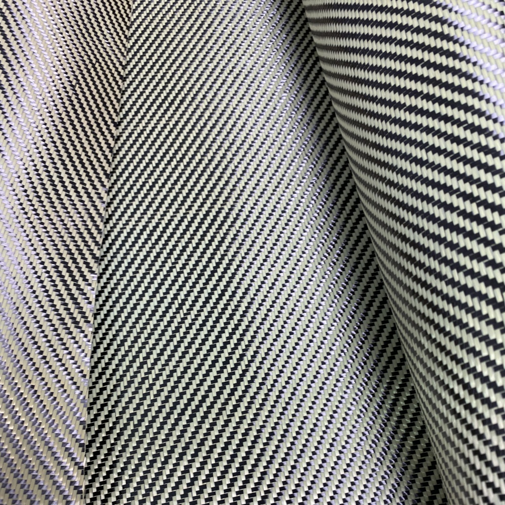 200GSM Yellow for Kevlar Fabric Flame Retardant Carbon Fiber Mixed Plain/Twill Weave 200GSM Yellow for Kevlar Fabric Flame Retardant Carbon Fiber Mixed Plain/Twill Weave - Image 5