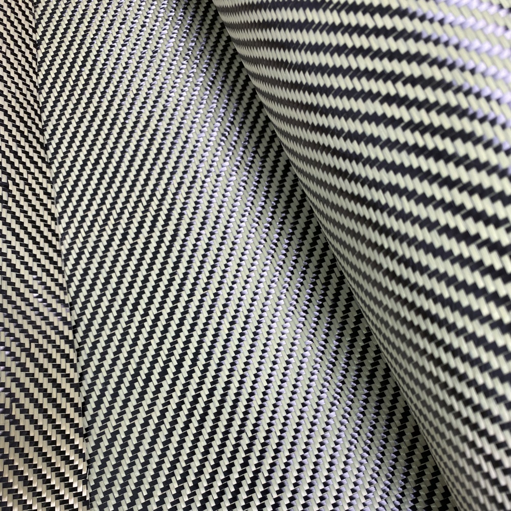 200GSM Yellow for Kevlar Fabric Flame Retardant Carbon Fiber Mixed Plain/Twill Weave 200GSM Yellow for Kevlar Fabric Flame Retardant Carbon Fiber Mixed Plain/Twill Weave - Image 6
