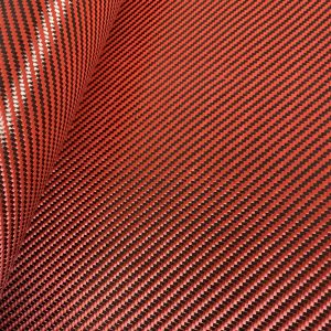 Colorful Carbon Fiber Fabric Flame Retardant Woven Durable for Car Outdoor Use