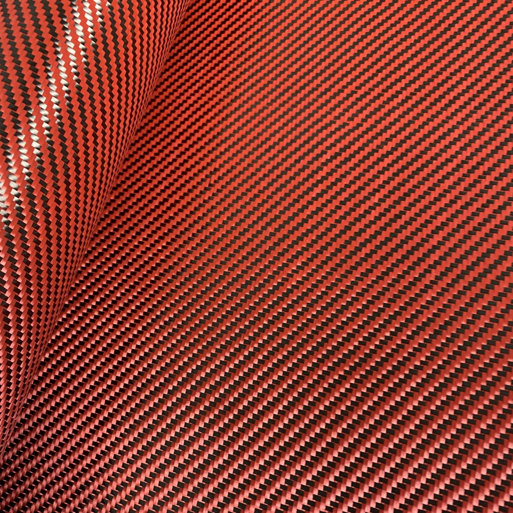 Colorful Carbon Fiber Fabric Flame Retardant Woven Durable for Car Outdoor Use Colorful Carbon Fiber Fabric Flame Retardant Woven Durable for Car Outdoor Use