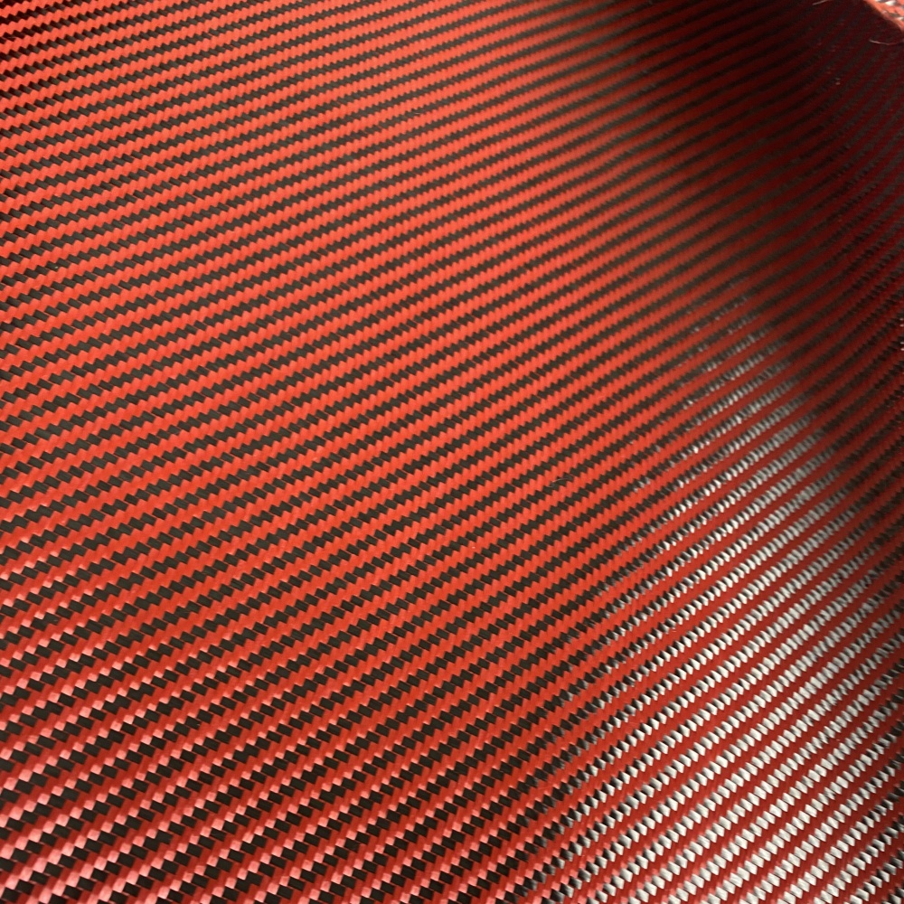 Colorful Carbon Fiber Fabric Flame Retardant Woven Durable for Car Outdoor Use Colorful Carbon Fiber Fabric Flame Retardant Woven Durable for Car Outdoor Use - Image 2