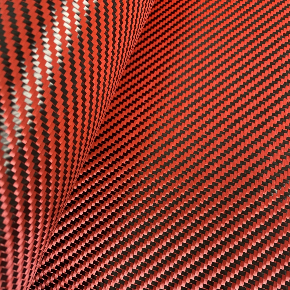 Colorful Carbon Fiber Fabric Flame Retardant Woven Durable for Car Outdoor Use Colorful Carbon Fiber Fabric Flame Retardant Woven Durable for Car Outdoor Use - Image 3