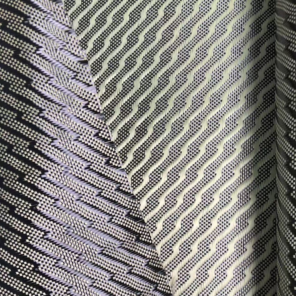 3k 240G Custom 3d Jacquard Lightning Pattern Yellow Carbon Fiber Fabric 3k 240G Custom 3d Jacquard Lightning Pattern Yellow Carbon Fiber Fabric - Image 5