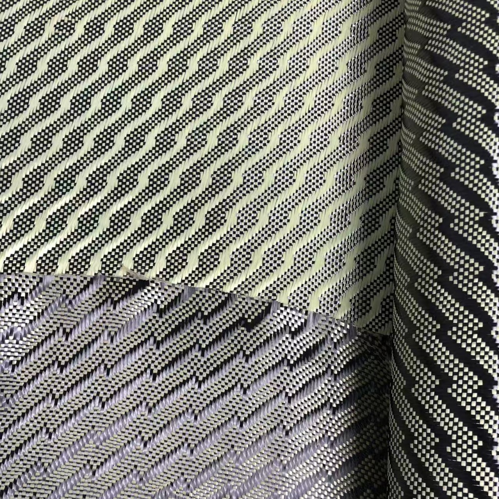 3k 240G Custom 3d Jacquard Lightning Pattern Yellow Carbon Fiber Fabric 3k 240G Custom 3d Jacquard Lightning Pattern Yellow Carbon Fiber Fabric - Image 6