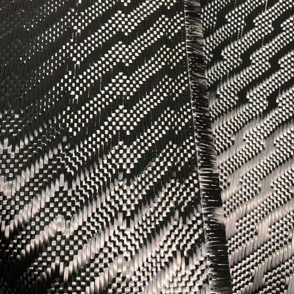 High Quality 3k 240G lightning Pattern Carbon Fiber Jacquard Fabric High Quality 3k 240G lightning Pattern Carbon Fiber Jacquard Fabric - Image 4