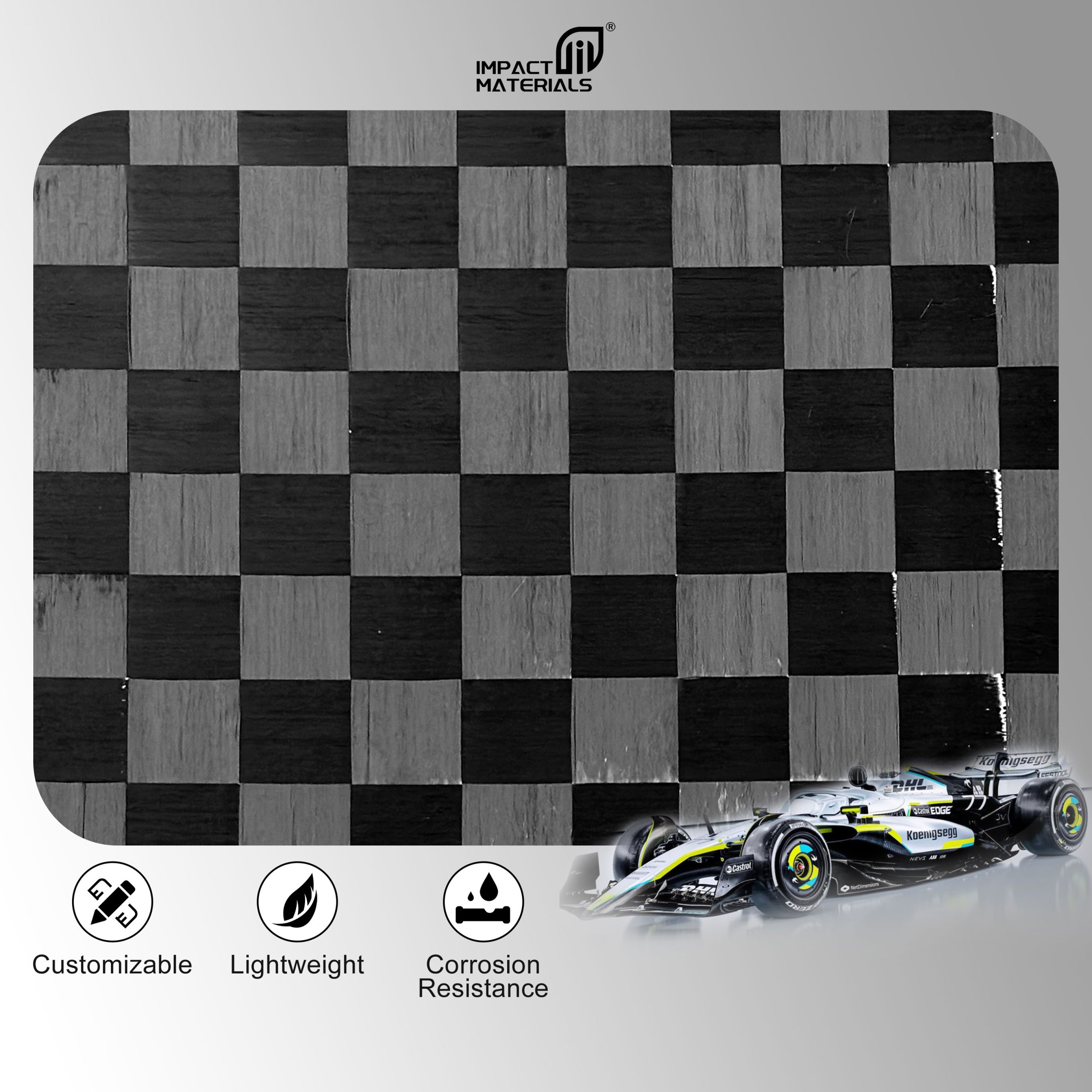 Customizable Lightweight High Strength 3D Triaxial Carbon Fiber Spread Tow Fabric for Car Parts Composites Application Customizable Lightweight High Strength 3D Triaxial Carbon Fiber Spread Tow Fabric for Car Parts Composites Application - Image 2