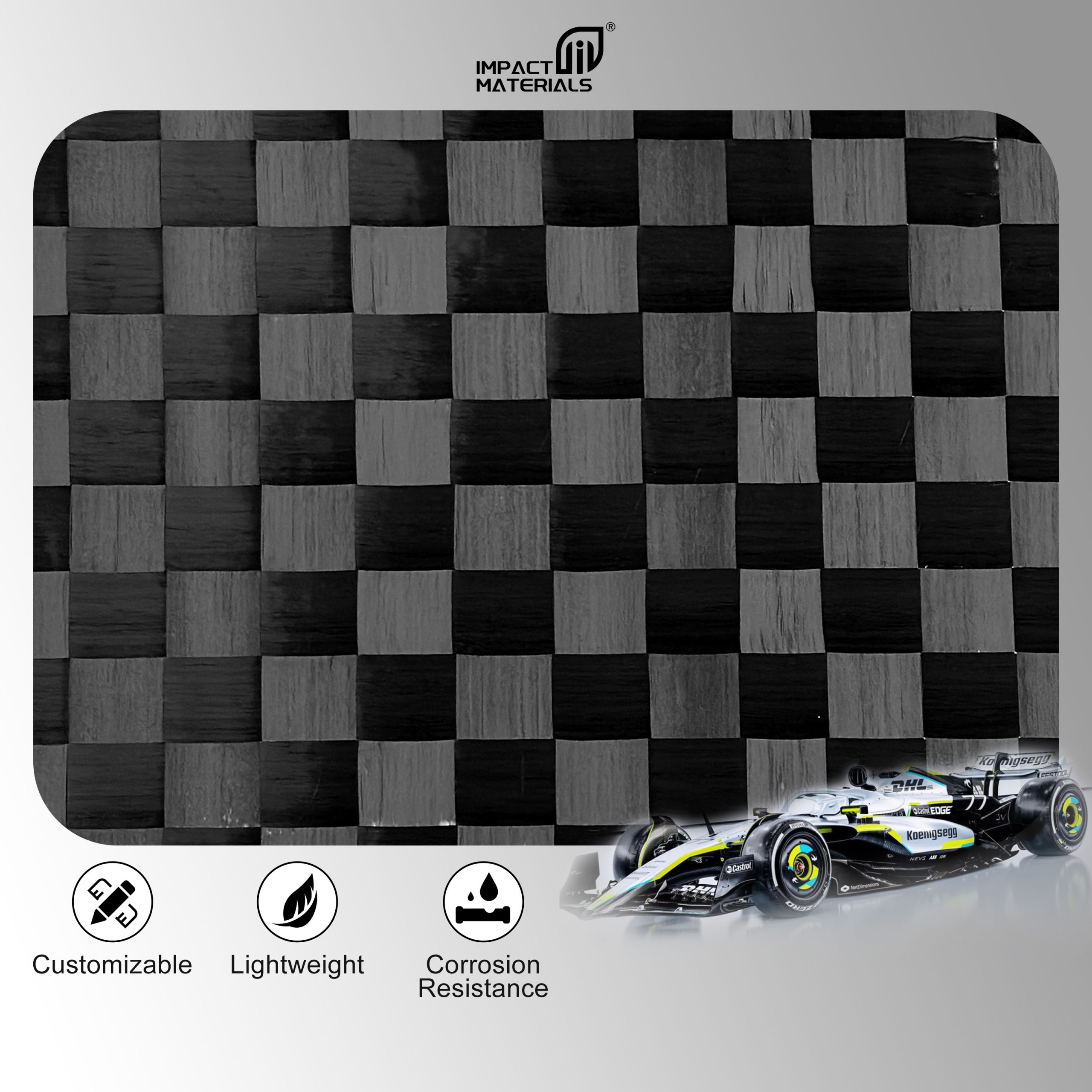 Customizable Lightweight High Strength 3D Triaxial Carbon Fiber Spread Tow Fabric for Car Parts Composites Application Customizable Lightweight High Strength 3D Triaxial Carbon Fiber Spread Tow Fabric for Car Parts Composites Application - Image 4