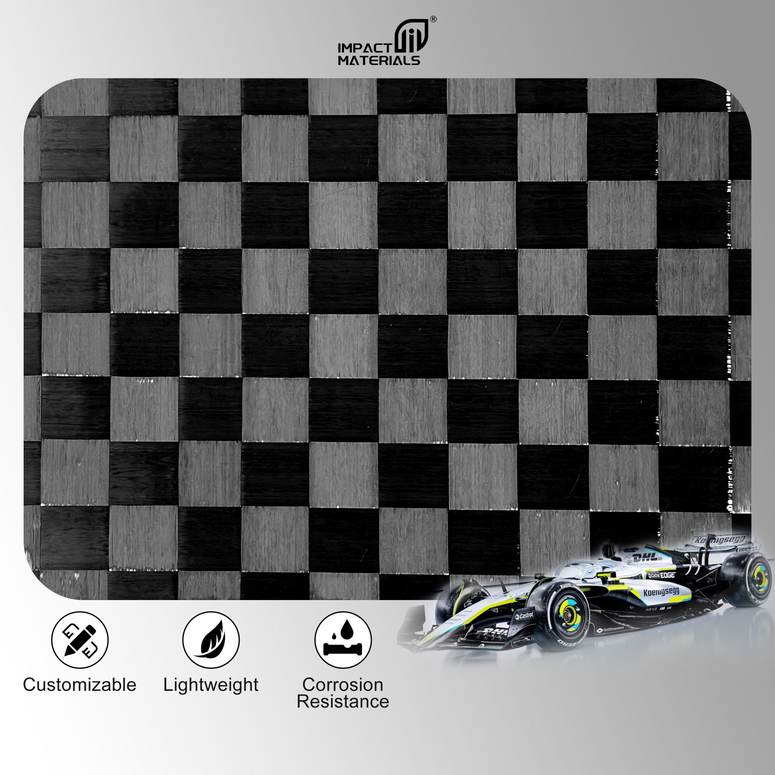 Customizable Lightweight High Strength 3D Triaxial Carbon Fiber Spread Tow Fabric for Car Parts Composites Application Customizable Lightweight High Strength 3D Triaxial Carbon Fiber Spread Tow Fabric for Car Parts Composites Application - Image 5