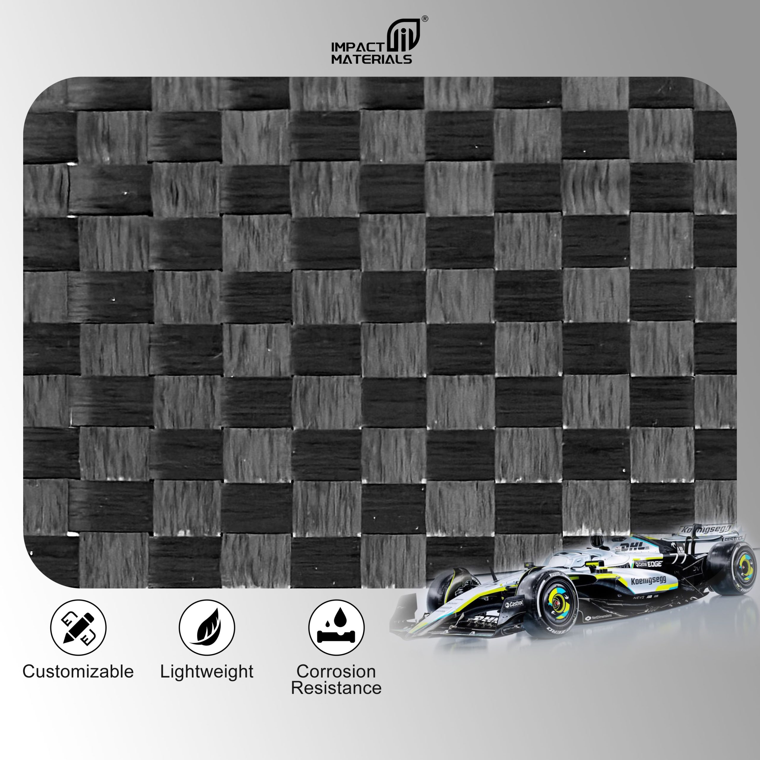 High Quality 12K 160g/m 20*20mm Anti-Static Spread Tow Carbon Fiber Fabric for Sports Equipment and Outdoor Industry Use High Quality 12K 160g/m 20*20mm Anti-Static Spread Tow Carbon Fiber Fabric for Sports Equipment and Outdoor Industry Use - Image 2