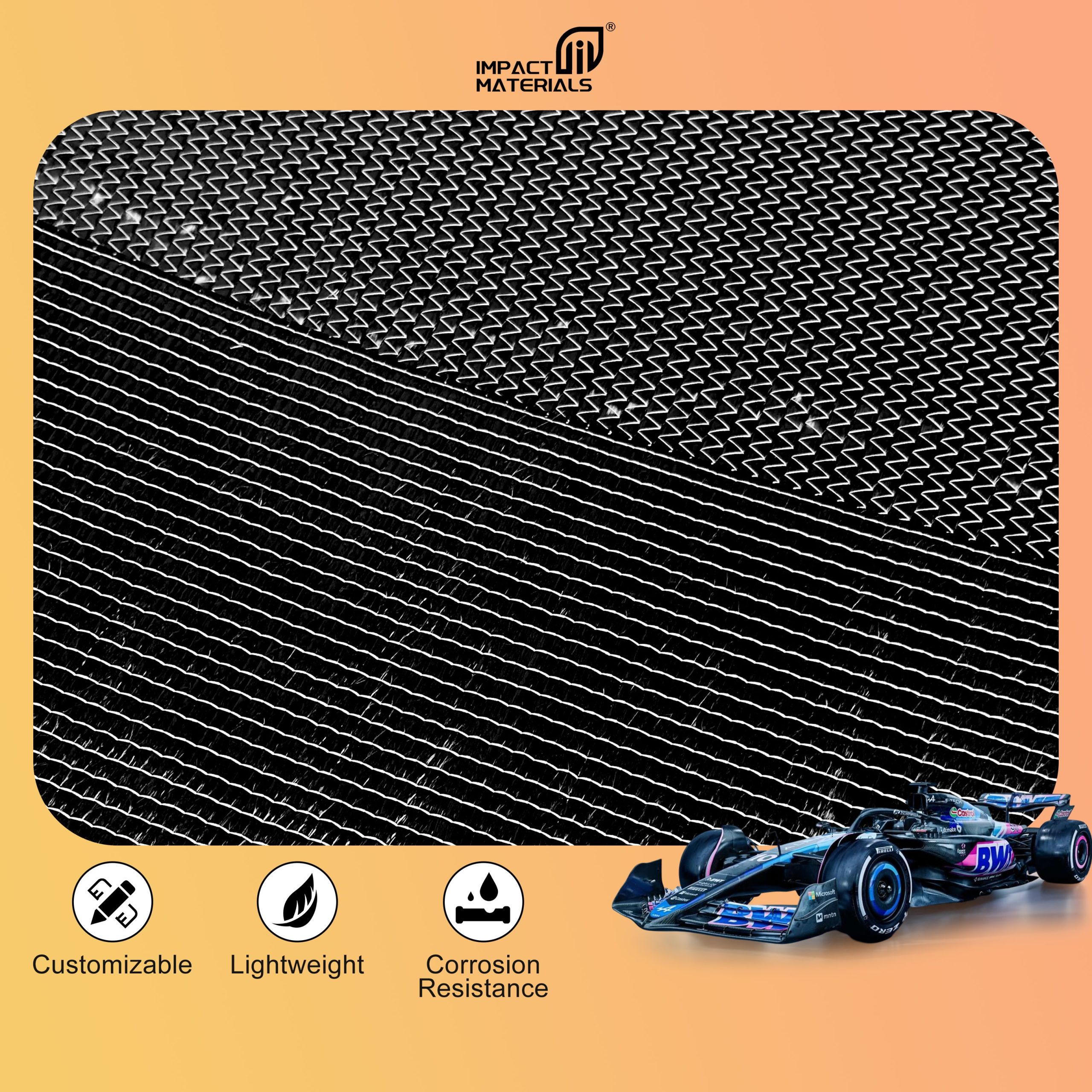 Industrial Grade 12K 600g Multi-axial Warp-Knitted Fabrics Large Plaid Roll Plain Pattern Suitable for Cars Bags Blankets