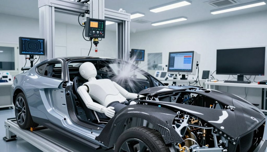 Aramid & Carbon Fiber Synergies: Improving Crashworthiness in Automotive Parts Aramid & Carbon Fiber